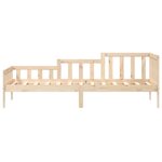 vidaXL Lit de jour sans matelas 80x200 cm bois de pin massif
