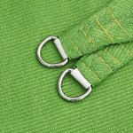 vidaXL Voile d'ombrage 160 g/m² Vert clair 3 5x5 m PEHD