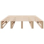 vidaXL Cadre de lit sans matelas 160x200 cm bois massif de pin