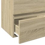 vidaXL Armoire d'évier Chêne sonoma 60x38 5x45 cm Aggloméré