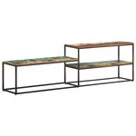 vidaXL Meuble TV 180x30x50 cm Bois de récupération massif