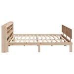 vidaXL Cadre de lit avec tête de lit 180x200 cm bois de pin massif