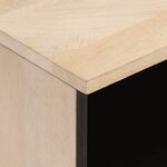 vidaXL Meuble TV 100x33x46 cm bois massif de manguier