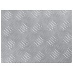 vidaXL Plaques motifs en Aluminium 2 Pièces Antidérapantes 40x30 cm