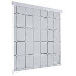 vidaXL Store roulant de douche 100x240 cm Carré