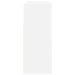 vidaXL Buffet Blanc Blanc Bois d'ingénierie 116 x 30 x 75 cm Moderne