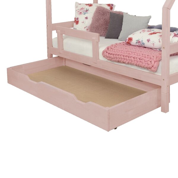 Tiroir de lit 120 x 180 BUDDY - rose pastel