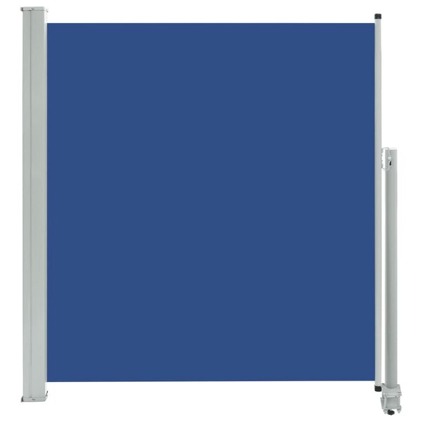 vidaXL Auvent latéral rétractable de patio 140 x 300 cm Bleu