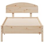 vidaXL Cadre de lit sans matelas 90x200 cm bois de pin massif