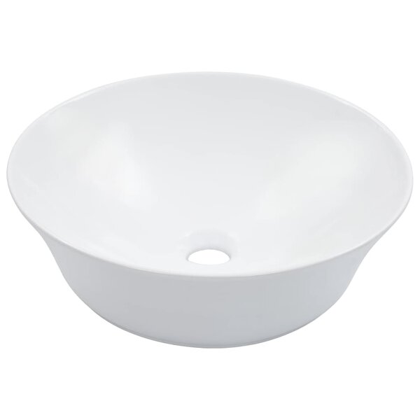 vidaXL Lavabo 41x12 5 cm Céramique Blanc