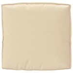 vidaXL Ensemble de coussins de palette 2 pièces en tissu oxford beige