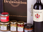 SMARTBOX - Coffret Cadeau Panier gourmand L'Étoilé à domicile : piperade  rillettes  terrines  pâte à tartiner et vin -  Gastronomie