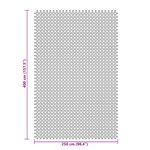 vidaXL Tapis de sol de camping bleu 4x2 5 m