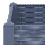 vidaXL Lit surélevé 80x40x23 cm Polypropylène