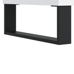 vidaXL Tables de chevet 2 Pièces blanc 40x30x50 cm bois d'ingénierie