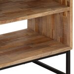 vidaXL Meuble TV Bois de teck recyclé 90 x 30 x 55 cm