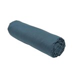 Drap housse - 140 x 200+30 cm uni - Paon