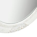 vidaXL Miroir mural style baroque 50x60 cm Blanc