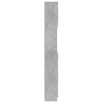 vidaXL Armoire de salle de bain Gris béton 32x25 5x190 cm Aggloméré