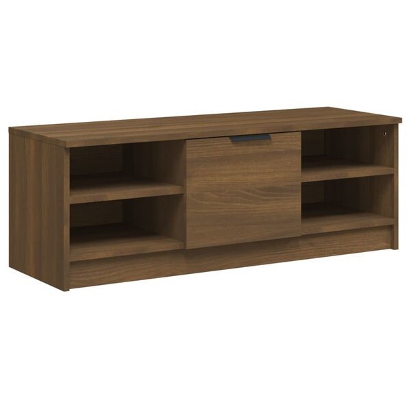 vidaXL Meuble TV Chêne marron 102x35 5x36 5 cm Bois d'ingénierie