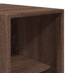 vidaXL Garde-robe chêne marron 30x50x200 cm bois d'ingénierie