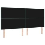 vidaXL Dossier LED Vert Foncé 100 cm Velours