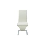 vidaXL Chaises à manger lot de 2 blanc similicuir