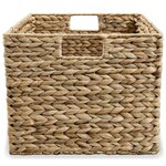 vidaXL Panier de rangement 3 Pièces Jacinthe d'eau