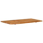 vidaXL Dessus de meuble-lavabo de salle de bain Acacia 100x52x2 5 cm