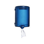 Distributeur essuie-mains q-connect fermeture serrure 2 clefs coloris bleu 225x275x220mm