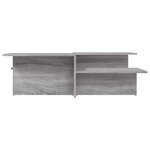 vidaXL Tables basses 2 Pièces Sonoma gris Bois d'ingénierie