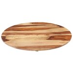 vidaXL Dessus de table bois massif d'acacia rond 15-16 mm 70 cm