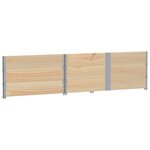 vidaXL Jardinière 150x100 cm bois de pin massif