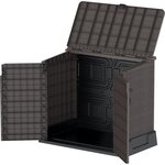 Armoire de rangement ou Cache Poubelle pour 2 poubelles StoreAway DURAMAX - 850 L - Marron