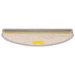 vidaXL Tapis d'escalier autocollants aspect sisal 15 Pièces 65x21x4 cm