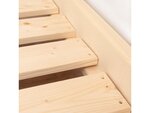 Lit cabane enfant en bois massif Naturel - 90 x 190 cm