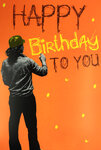 Carte FLUO Happy Birthday to you avec Enveloppe 12x17,5cm - Street Artiste