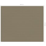 vidaXL Tapis de tente 250x300 cm Taupe