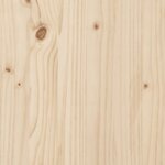 vidaXL Cadre de lit sans matelas bois massif de pin 200x200 cm