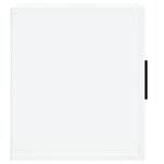 vidaXL Meuble TV Blanc brillant 100x35x40 cm Bois d'ingénierie