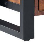 vidaXL Meuble TV 140x30x45 cm Bois d'acacia massif