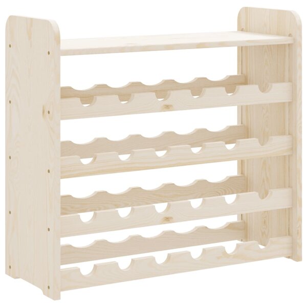 vidaXL Casier à vin et panneau supérieur 67 5x25x60 cm bois pin massif