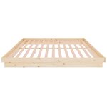 vidaXL Cadre de lit bois massif 200x200 cm