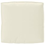 vidaXL Ensemble de coussins de palette en 2 pièces crème en tissu Oxford
