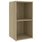 vidaXL Meubles TV 2 Pièces Chêne sonoma 72x35x36 5 cm Bois d'ingénierie
