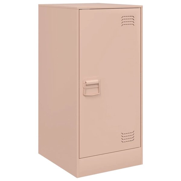 vidaXL Buffet rose 34 5x39x73 cm acier