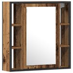 vidaXL Ensemble de meubles de salle de bain 2 pièces en bois ancien