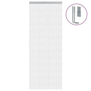 vidaXL Moustiquaire de porte à chaîne 80x212 cm aluminium