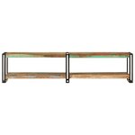 vidaXL Meuble TV 180x30x40 cm bois massif de récupération