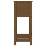 vidaXL Jardinière avec étagère Marron miel 54x34 5x81 cm Bois de pin